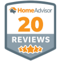 HomeAdvisor 20 Reviews Badge