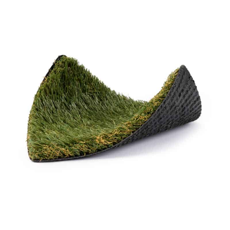 Salado 77 turf product sample with front right and back left corners raised