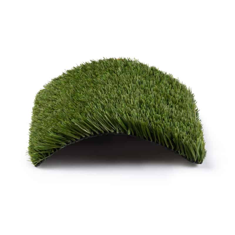 Bandera 87 turf product sample with center raised in an arch