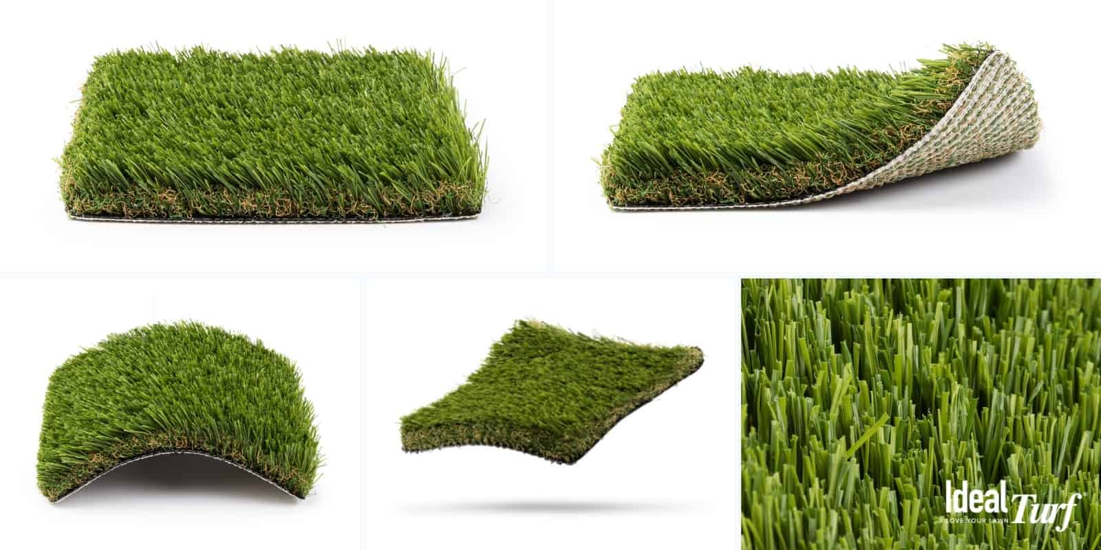 Five product photos of Preston 93 artificial grass